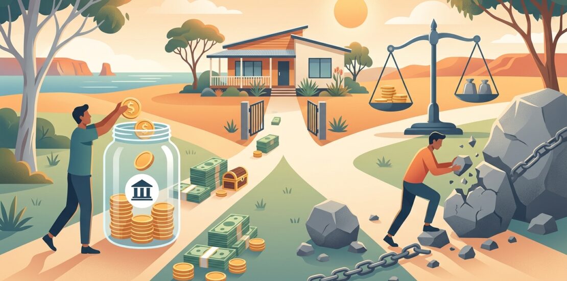 save deposit or pay debts